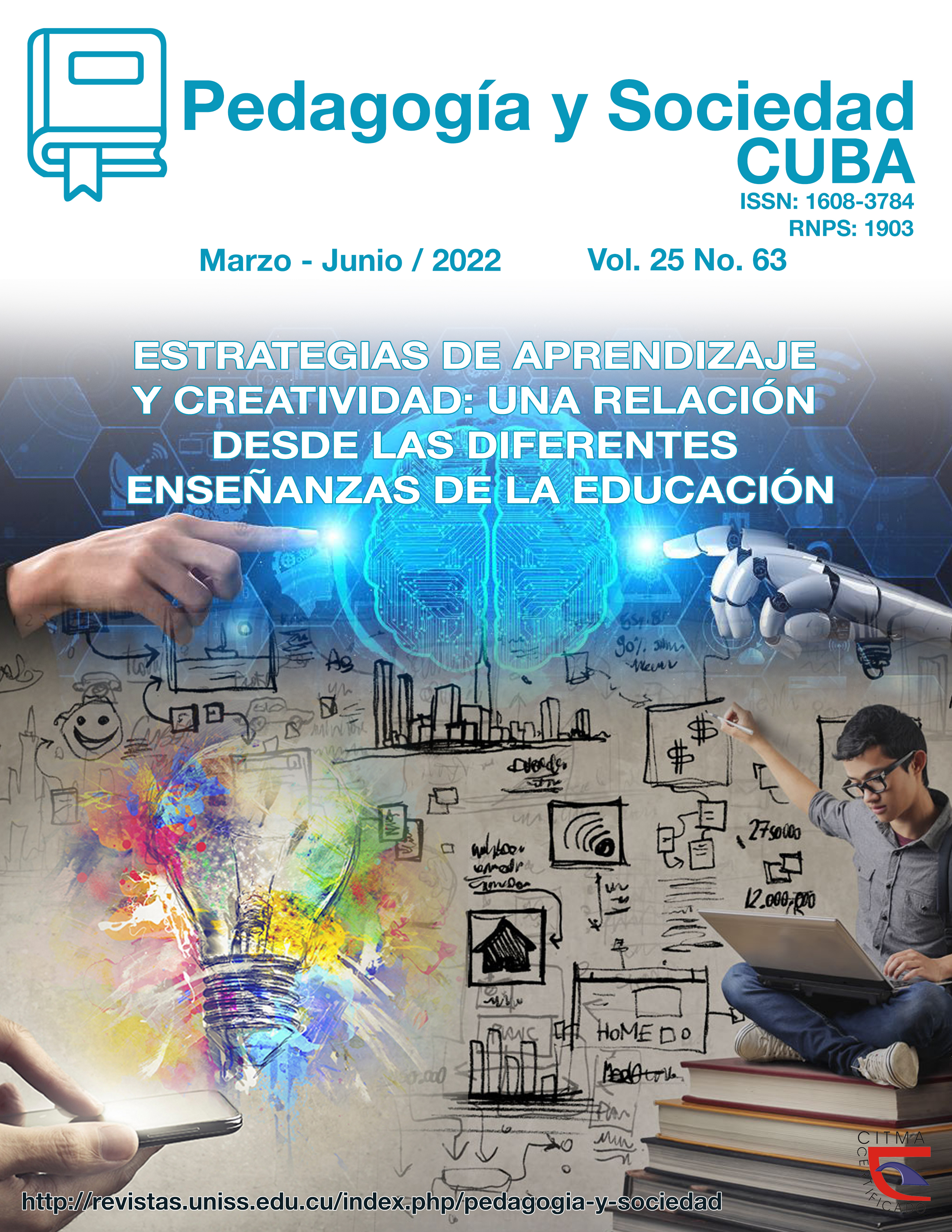 					Ver Vol. 25 Núm. 63 (2022): Pedagogía y Sociedad. Cuba. mar.-jun. ISSN:1608-3784. RNPS: 1903
				